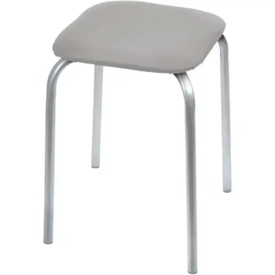 Табурет Классика 3 на 4-х оп (квадр сид) серый