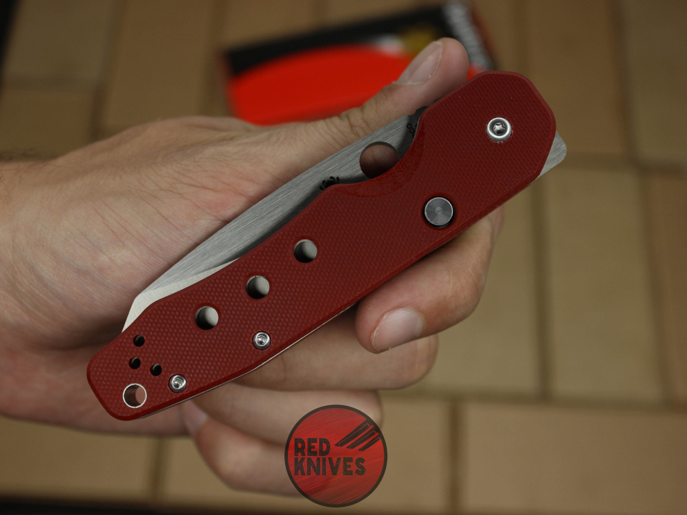 Нож Spyderco SMOCK G10 - бургунди C240GP BRG