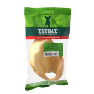 Лакомство TiTBiT Ухо говяжье для собак
