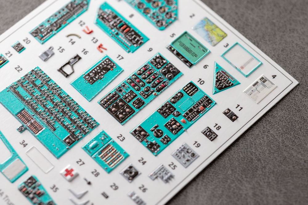Mi-24A cockpit panels for Trumpeter 05828 1/48 (3D decal)