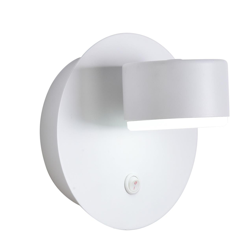 8343/1W COMFI LN26 252 белый, металл Бра GX53 LED 1*7W 220V TORINA