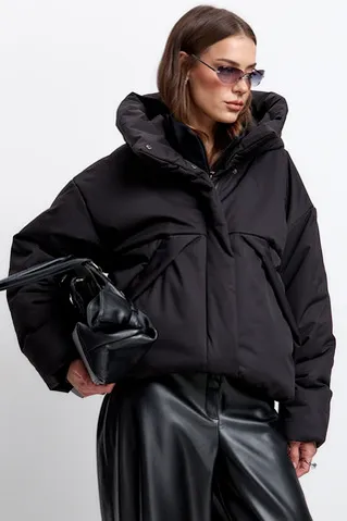 Куртка зимняя на утеплителе Isosoft черного цвета