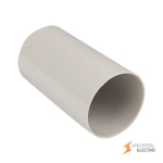 Муфта соединительная для трубы (50 мм) (10 шт) серая EKF-Plast