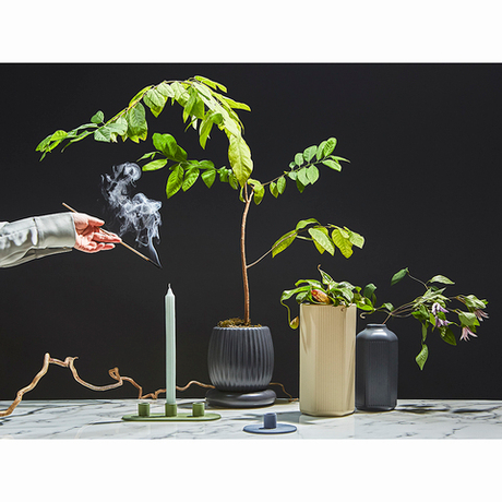 Подсвечник для 3 свечей Tkano Essential оливковый