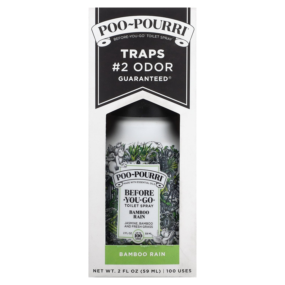 Poo-Pourri, спрей для туалета Before-You-Go®, бамбуковый дождь, 59 мл