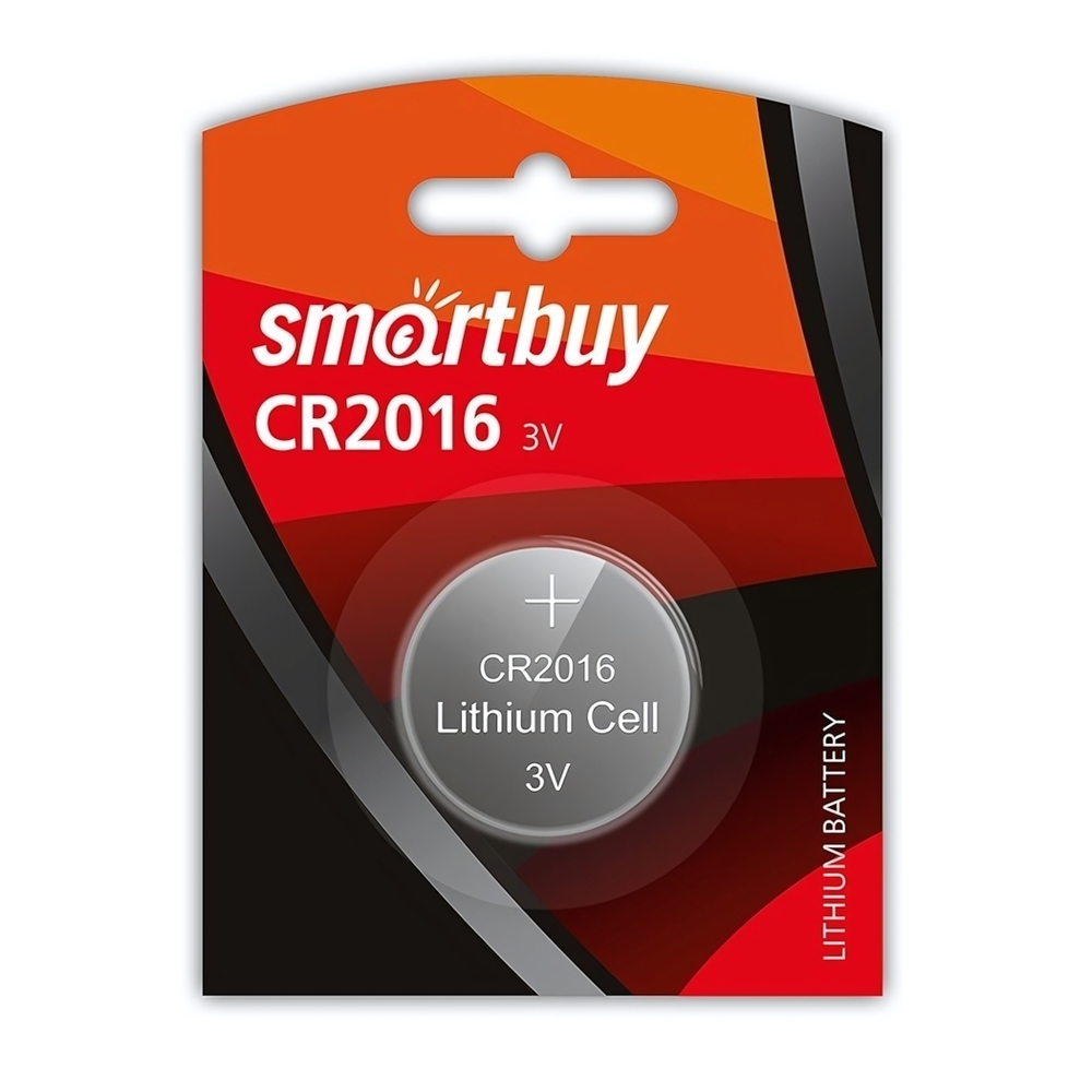 Элемент питания Smartbuy CR2016 BL/1 (комплект 5 шт)