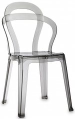 Стул прозрачный Scab Design Titi, серый