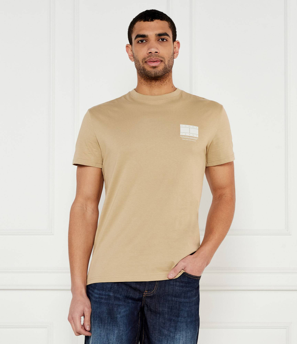 Футболка Tommy Jeans - бежевый(DM0DM20814)