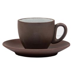 Кофейная пара 100 мл d 6,3 см h5,2 см White Matt New Brown Taiga P.L. Proff Cuisine [8]