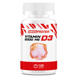 Vitamin D3 2000 ME Tablets (MegaProtein)