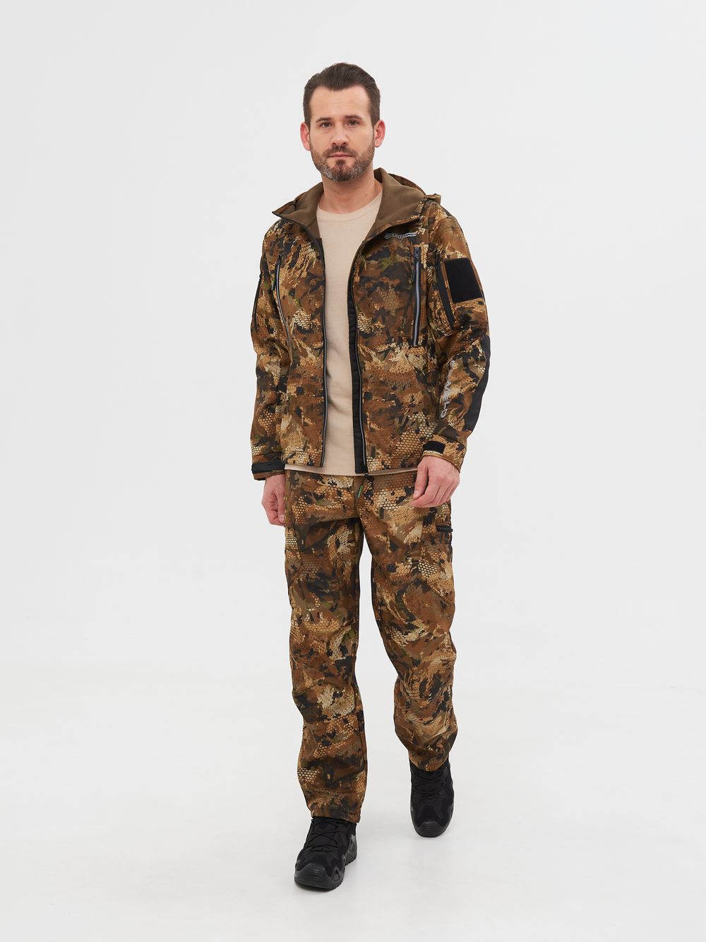 Костюм демисезонный Камелот ткань Softshell цвет Питон Костюм демисезонный Камелот ткань Softshell цвет Питон