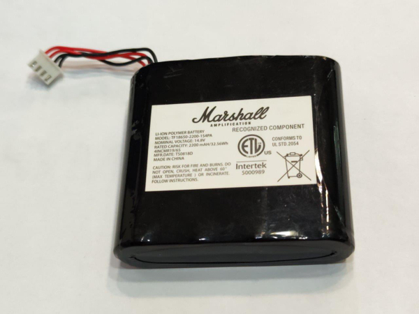 Ремонт аккумулятора колонки Marshall TF18650-2200-1S4PA