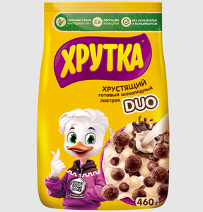 ЗАВТРАК ХРУТКА ГОТОВЫЙ ШОКОЛАДНЫЙ DUO 460ГР