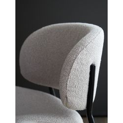 Стул Embrace, букле, серо-бежевый