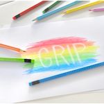 Карандаши цветные стираемые Faber-Castell "Grip", 10цв., заточен., картон, европодвес