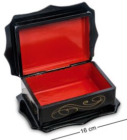ШК-13/11-D Шкатулка в технике декупаж (прям. 16х12х5)