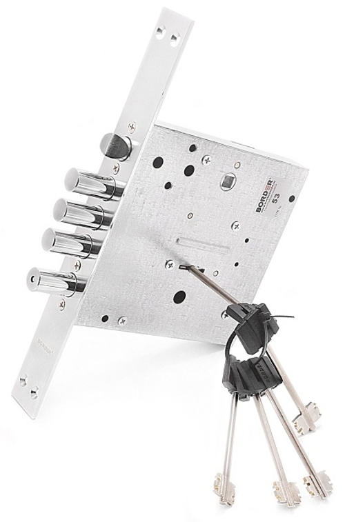 Замок врезной BORDER ЗВ 9-8МК4/15  ЛП8  универсал. б/о  тяж Разань 77740 /4431