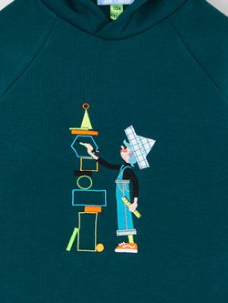 Худи темный изумруд АРХИТЕКТОР
