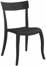 Стул пластиковый Papatya Hera-SP, черный