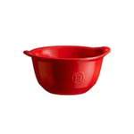 Форма для запекания и подачи 550 мл. d=140 мм. h=75 мм. с ушками красная керам Emile Henry /1/4/