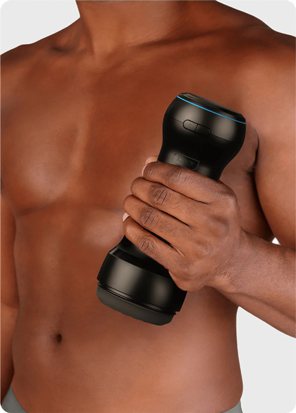 Компактный мастурбатор + интерактивная насадка Kiiroo Feel Pocket Stroker + Power Blow Combo Black