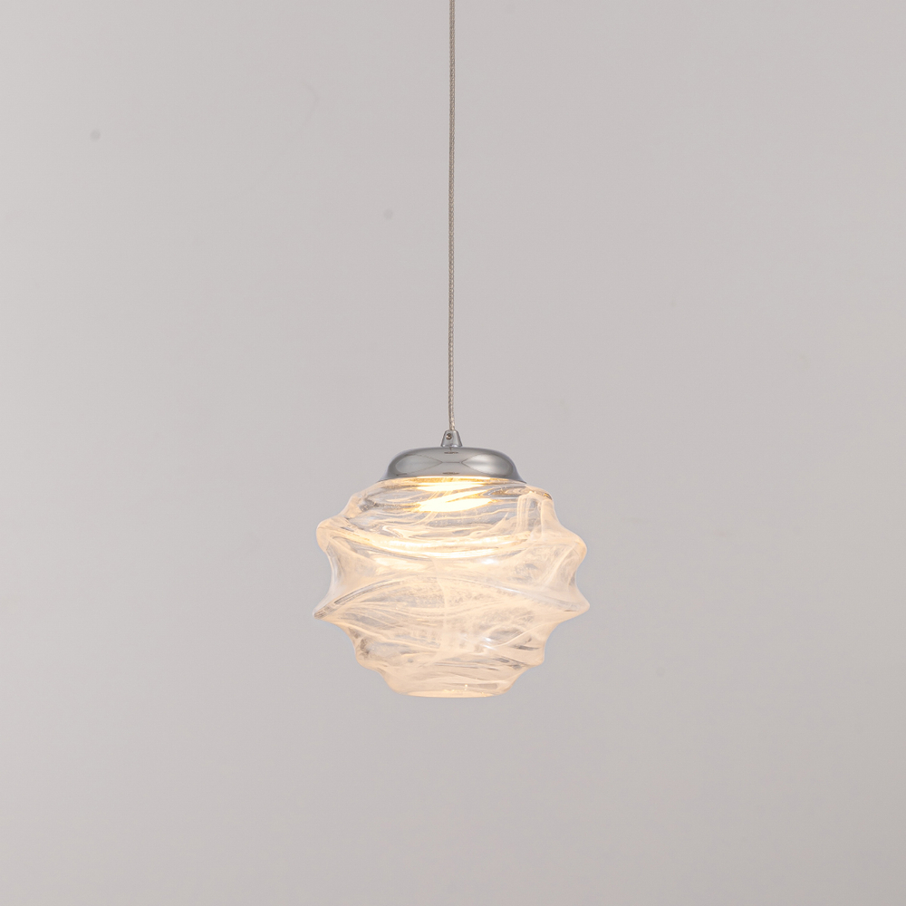 Подвесной светильник MD25030003-1A chrome/clear