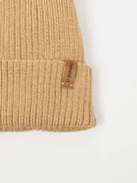 Шапка тыква из смесовой шерсти однослойная "Песок"