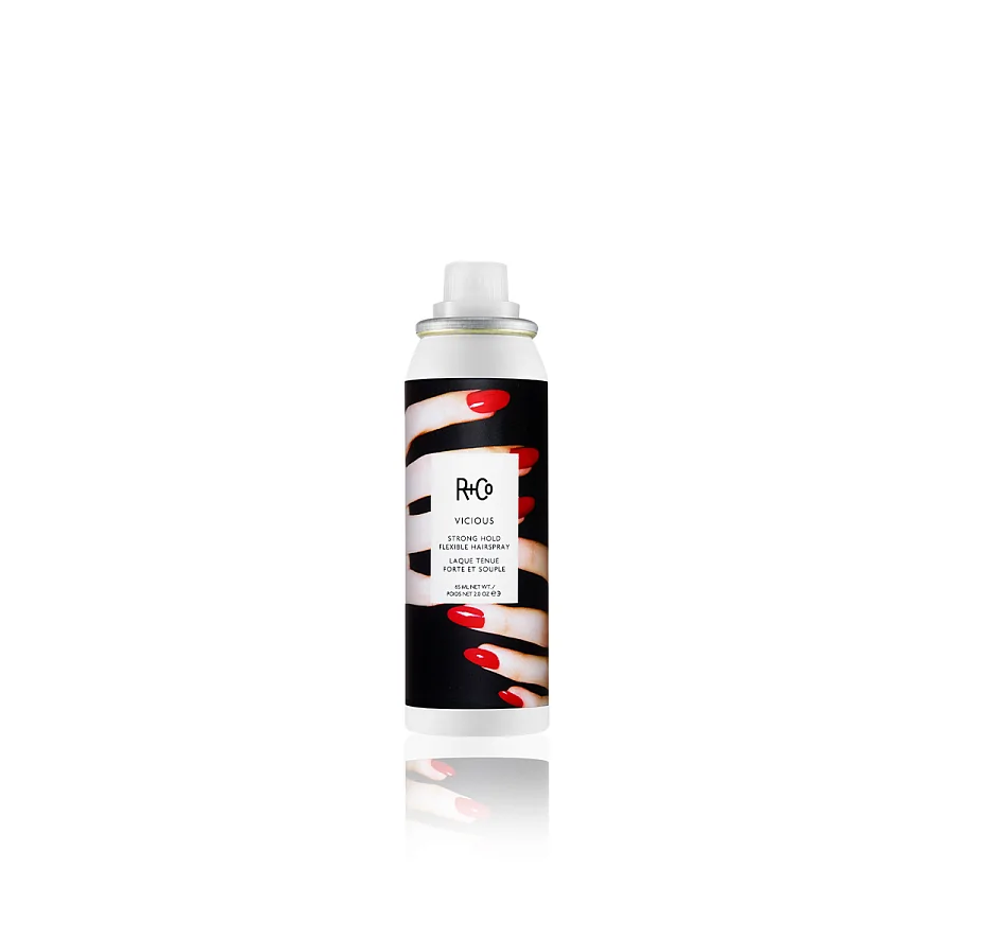 R+Co VICIOUS strong hold flexible hairspray (travel)/ЗАГУЛ спрей для укладки подвижной фиксации (тревел), 65мл