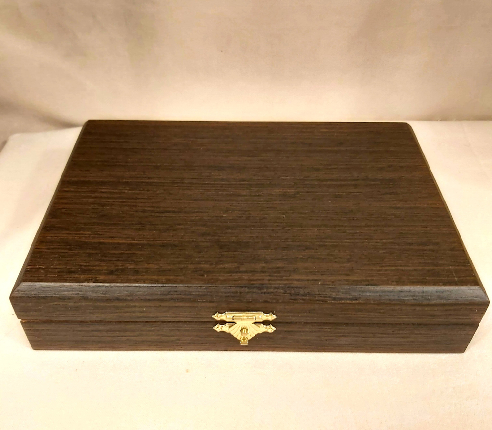 Набор "Гербовый" №8 визитница (цирконий), ручка Паркер мет.