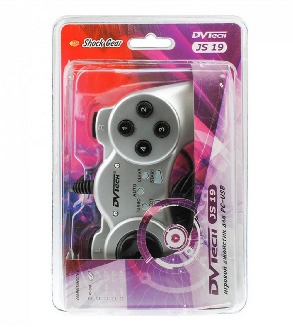 Джойстик для PC-USB DVTech JS 19 Gear проводной