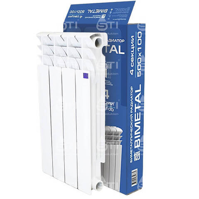 Биметаллический радиатор STI Bimetal 500/100 4 сек.