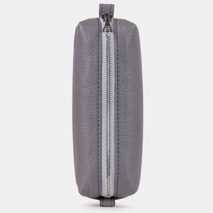 Ключница кожаная Coffre серо-фиолетового цвета