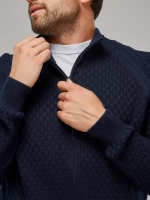 Кардиган на молнии с карманами