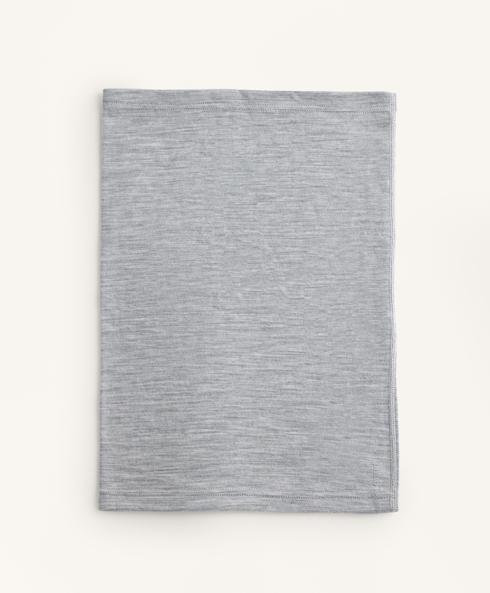 Oysho Снуд из смеси мериносовой шерсти, серый