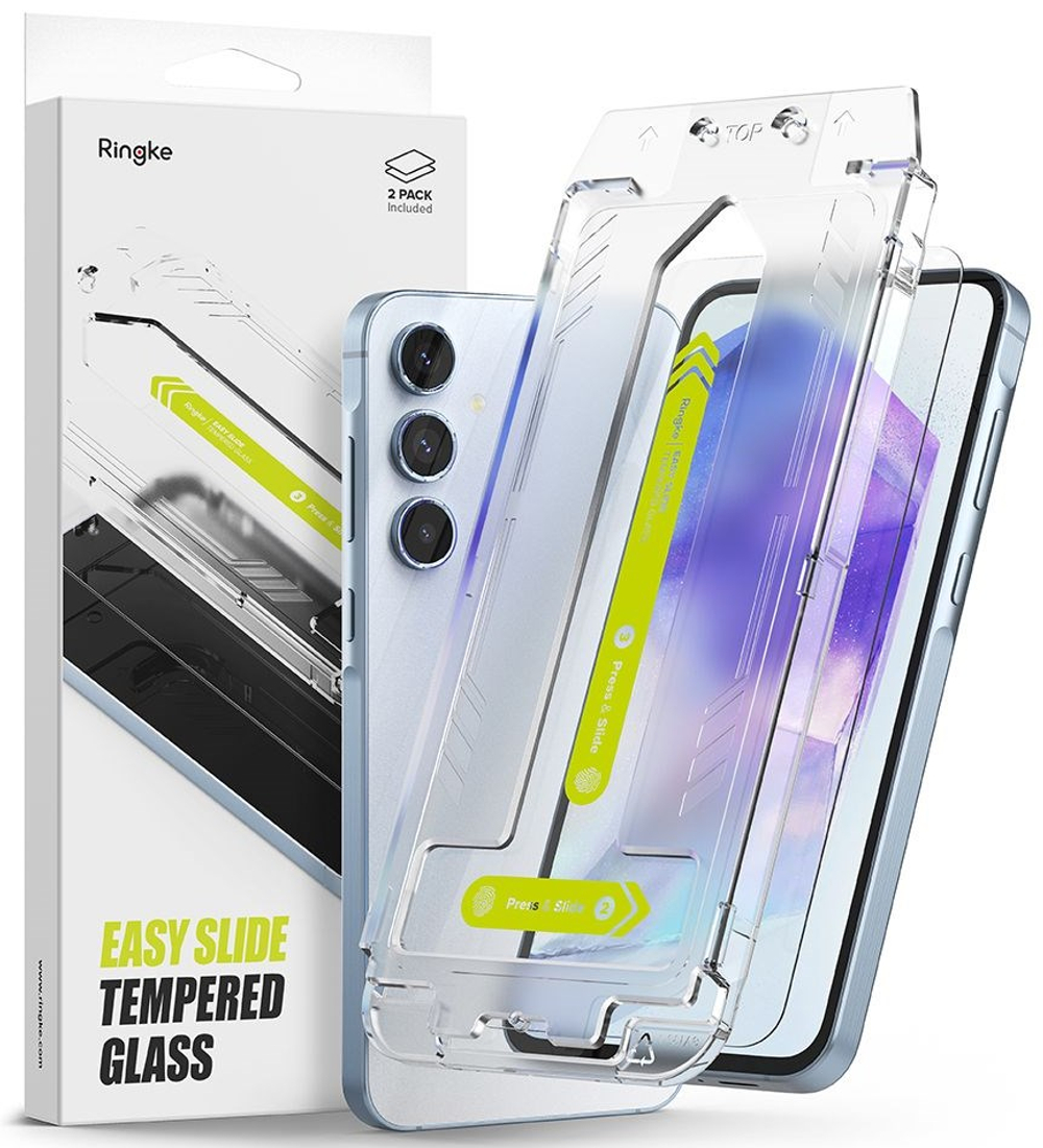 RINGKE EASY SLIDE 2-PACK GALAXY A55 5G CLEAR