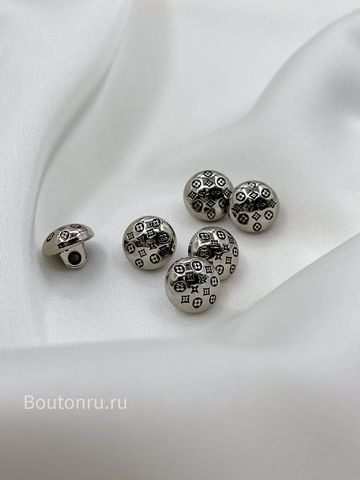 Пуговицы ЛВ. серебристые