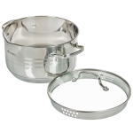 Кастрюля нерж, 4.75 л, с крыш, Daniks, Токио, SD-A87-22, индукц