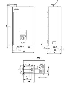 Электрический котёл Zota Lux-X 6 кВт