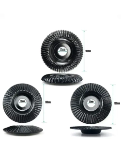 Набор из 3 дисков для резьбы по дереву, угловая шлифовальная машина 100мм, шлифовальный круг для резки дерева