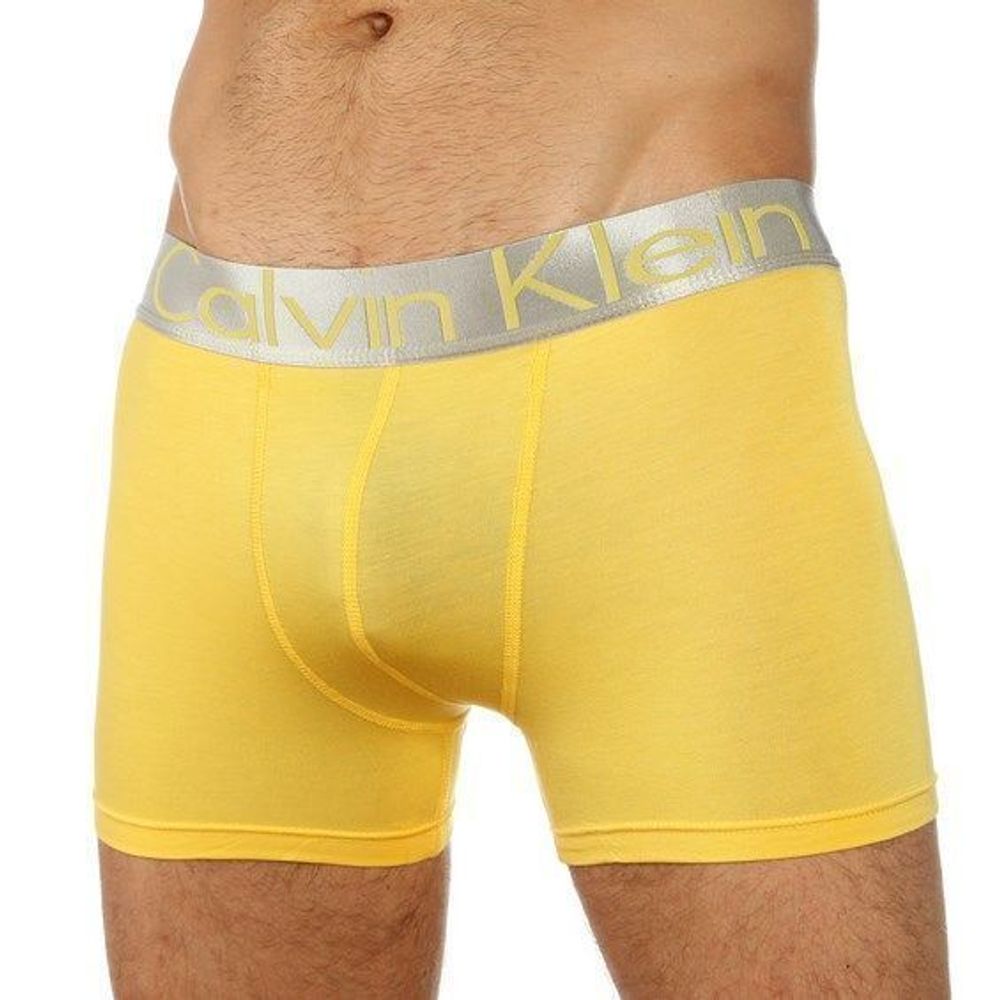 Мужские трусы боксеры желтые Calvin Klein Boxer - купить по выгодной ...