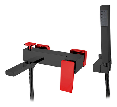 Смеситель для ванны Q BlackR.2_Комплект