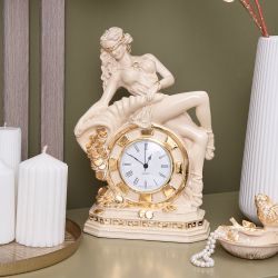 Часы настольные Колесо Фортуны Айвори