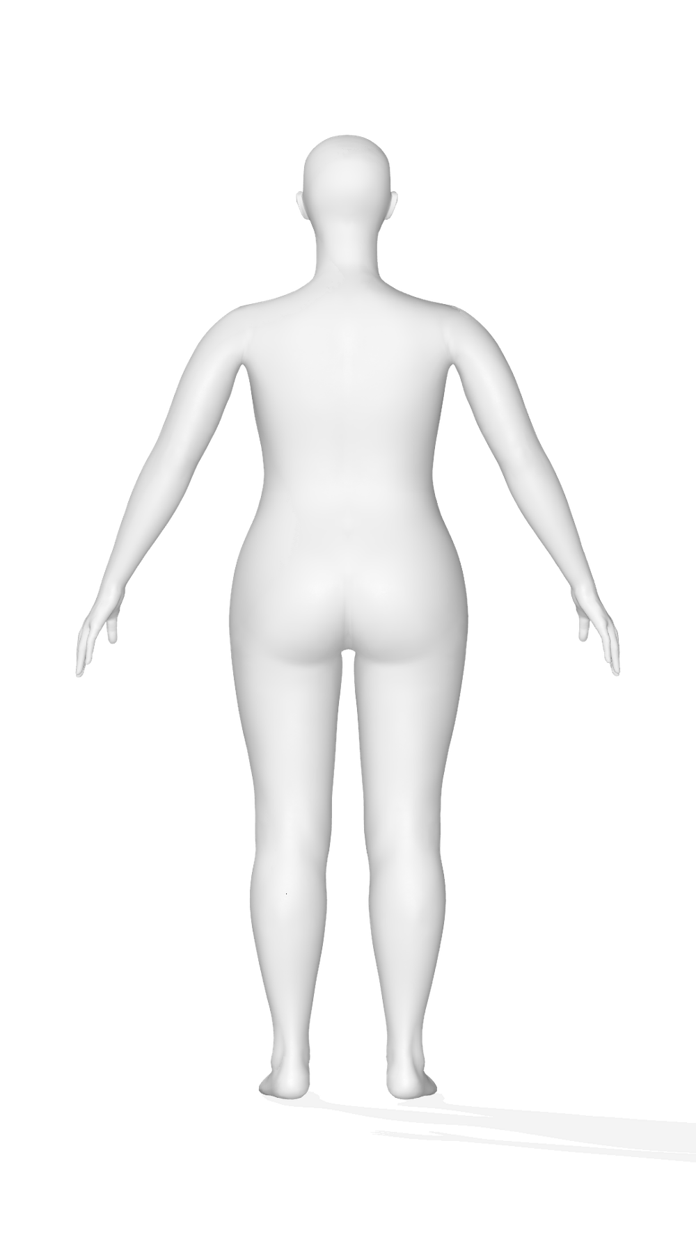 3D аватар манекена Моника