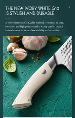 Кухонный нож Hezhen B38H Bread нож 8 дюймов клинок 67 Layers Damascus рукоять G10, длина лезвия 21 см