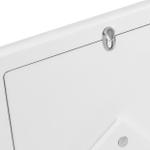 ZEP B18668W 15x20 Assisi White SILVER PLATED металл с посеребрением ф/рамка