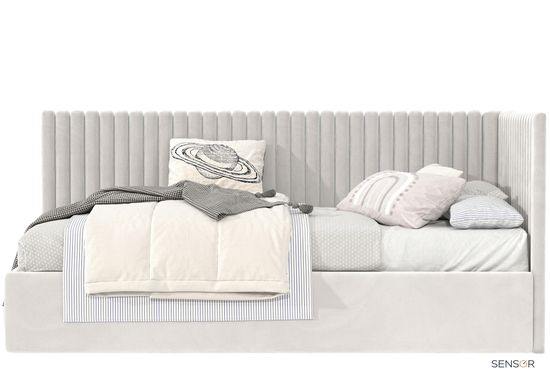 Кровать угловая Денни kids - узкие панели