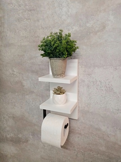 Держатель для туалетной бумаги с полками