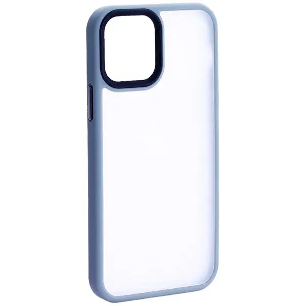 Чехол-накладка Dfans Design для Apple iPhone 13 Pro пластиковый (матовый белый)