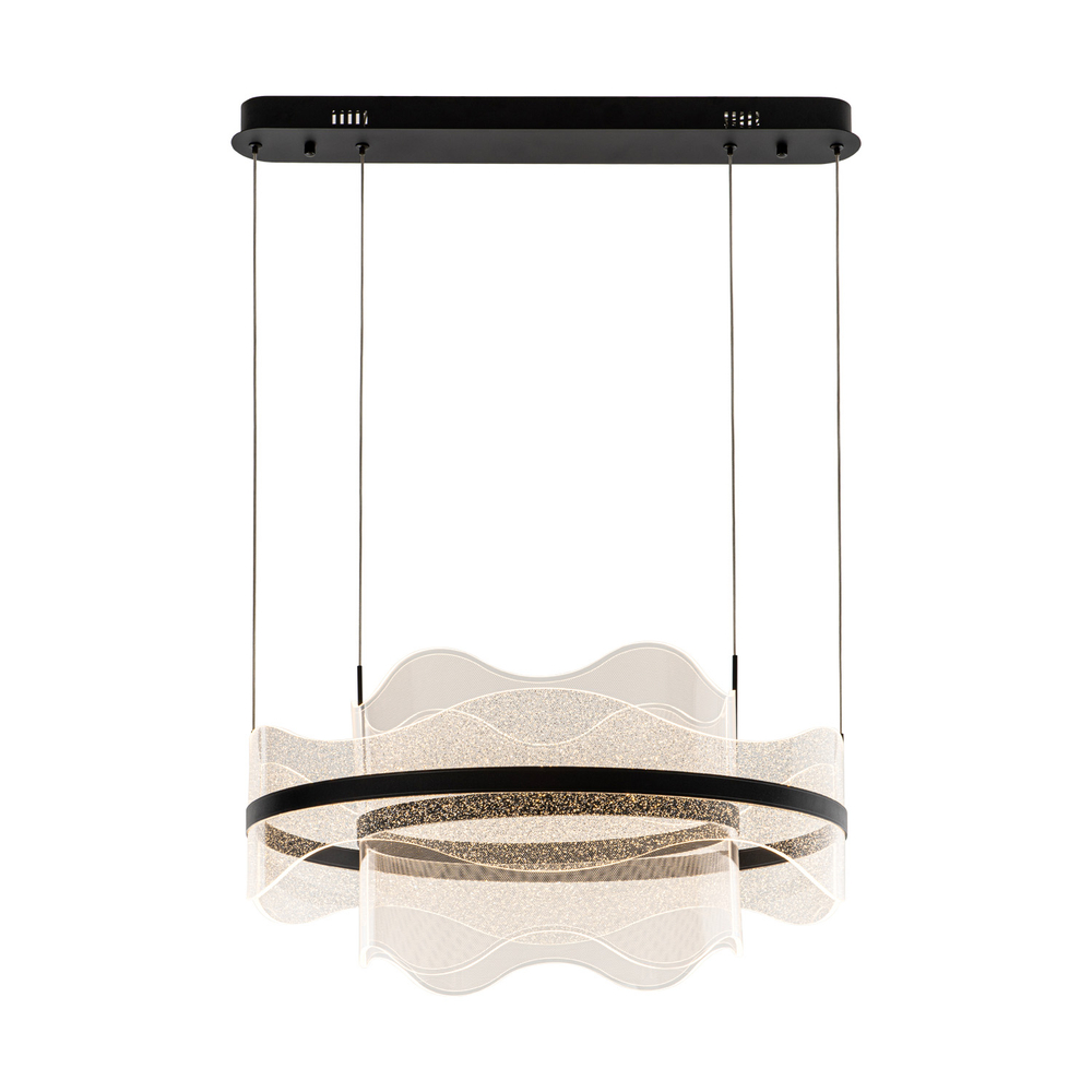 Подвесная светодиодная люстра Modestyle MS.8047.600 BK