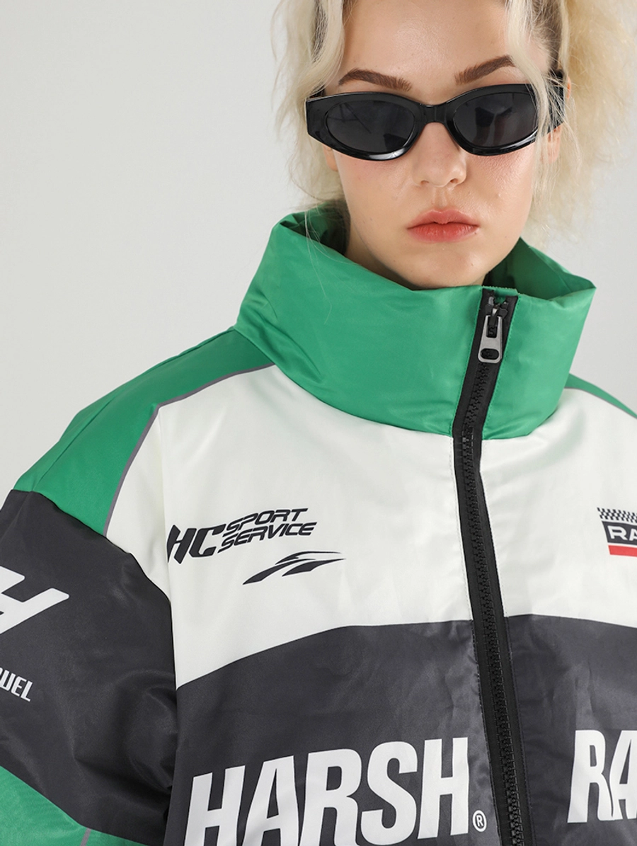 Пуховик HARSHandCRUEL "Racing" Puffer Jacket